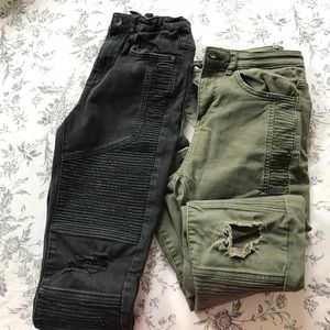 Zara Moto skinny jeans bundle